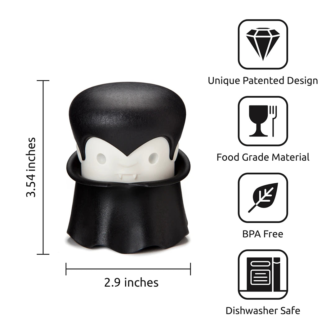 Gracula figurine by OTOTO, 3.54x2.9, food grade, BPA-free, dishwasher safe.