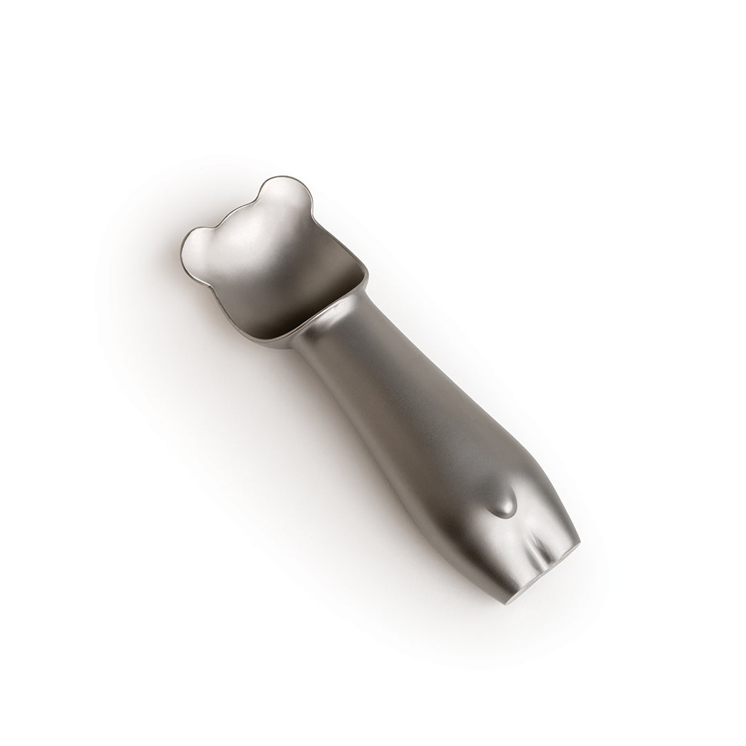 Big Dipper Ice Cream Scoop by OTOTO with a bear-shaped handle and scoop, on white background.