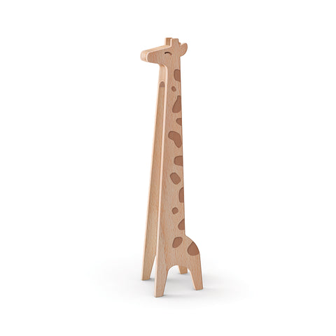 Jerry toaster tongs by OTOTO are giraffe-shaped with simple dotted patterns on a plain white background.