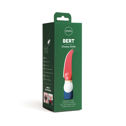  OTOTO Bert Cheese Knife, Gnome-Themed Multifunctional Knife for  Cheese, Fruits, and Veggies, Cute Kitchen Accessories, BPA-Free Kitchen  Gadget, Funny Kitchen Gadgets, Gnomes Gifts for Women: Home & Kitchen