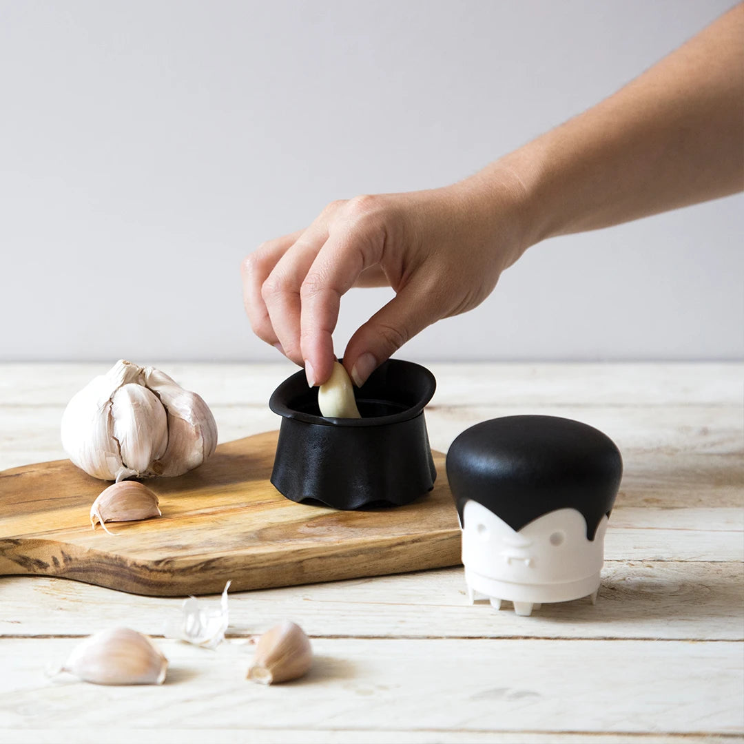 A Dracula-shaped garlic mincer so you can enjoy cooking flavorful