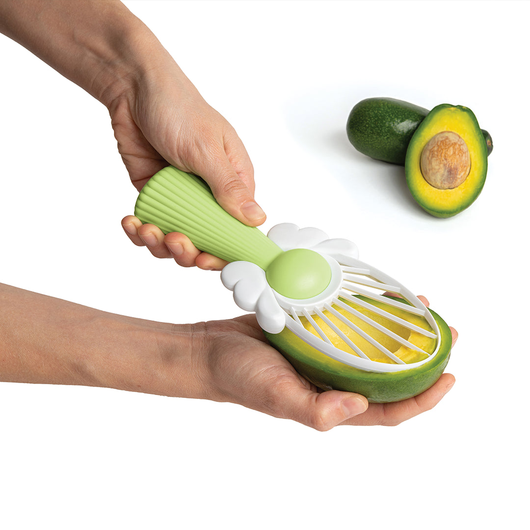 Holy Guacamole Avocado Slicer by OTOTO - Green, Plastic, Fruit Slicer, Cute  Kitchen Gadget