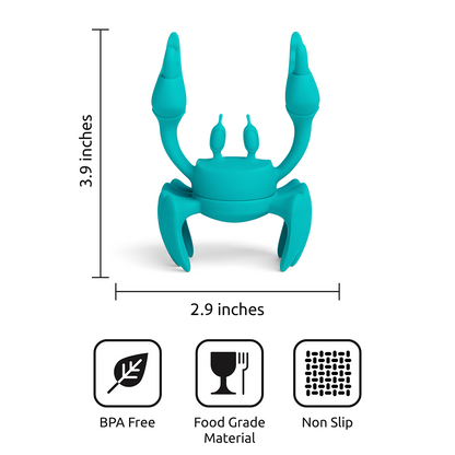 OTOTO Red the Crab Silicone Utensil Rest - Kitchen Gifts, Silicone Spoon  Rest for Stove Top - Heat-Resistant Kitchen and Grill Utensil Holder -  Non-Slip Spoon H…