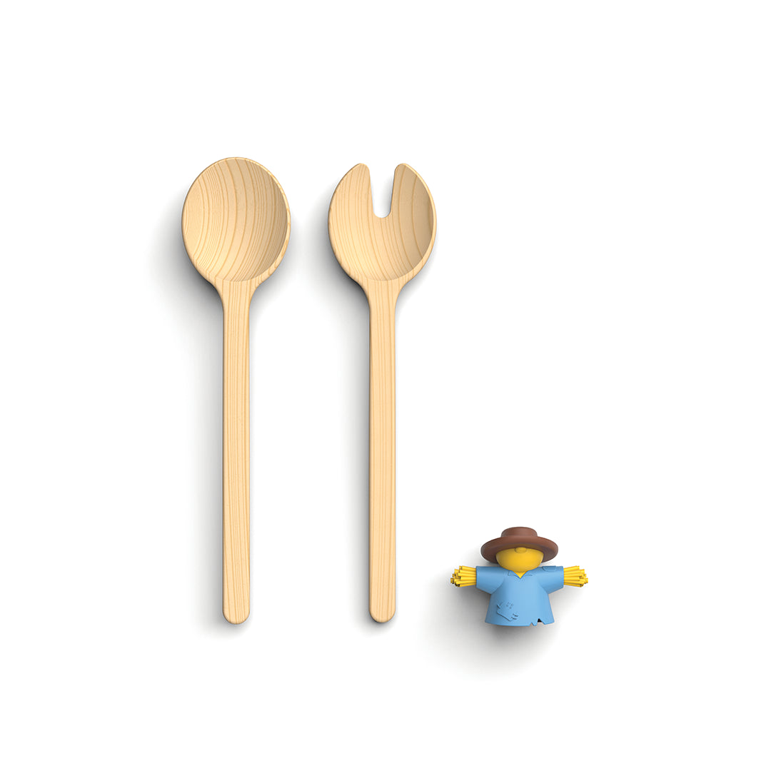 Sal wooden salad servers—fun home accessories by OTOTO with playful, unique design.