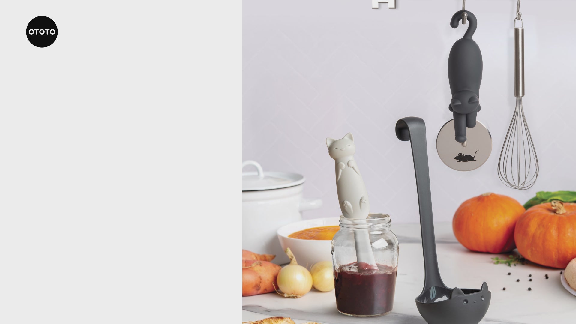 Muscateers - Pizza Cutter, Soup Ladle & Jar Spatula Bundle – OTOTO