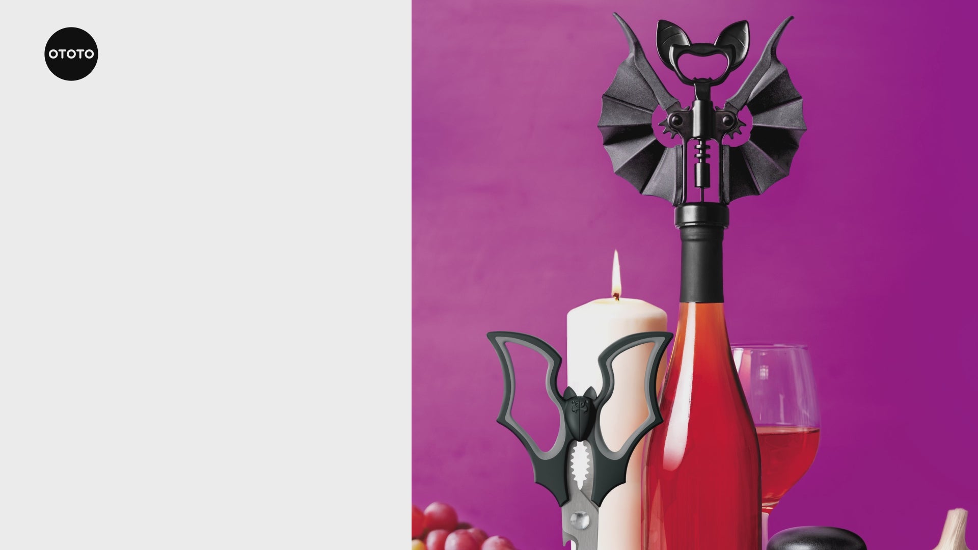 Boo-tiful Crew - Scissors, Garlic Crusher & Wine Opener Bundle