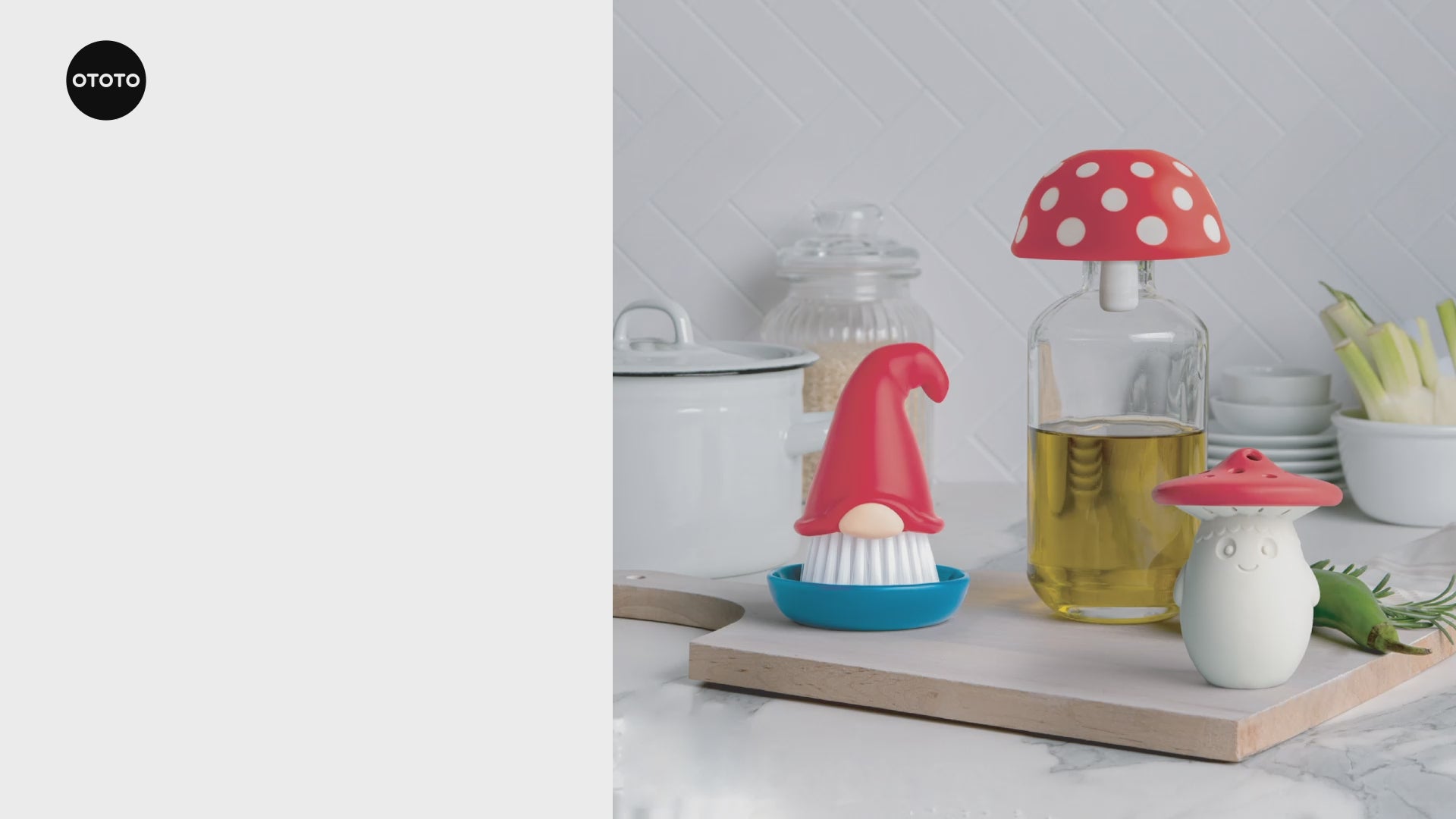 Forest Trio - Dish Brush, Fridge Deodorizer & Funnel Bundle