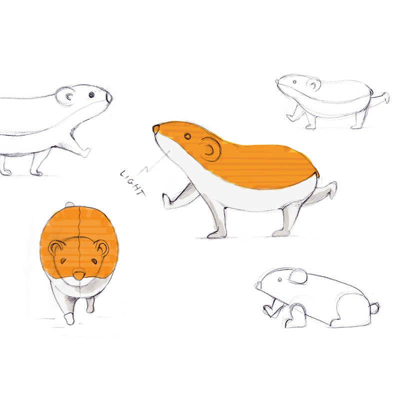 Speedy — studio drawing